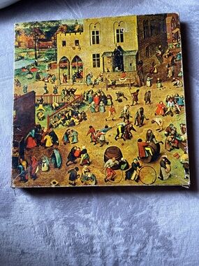 Classic Village Scene Jigsaw Puzzle - Multicolor